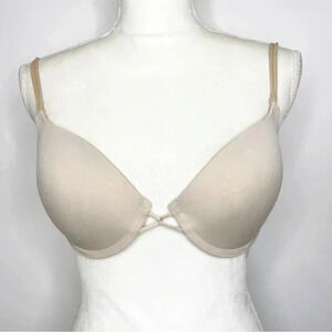 Wacoal Custom Contours Underwire T-Shirt Bra  Beige Nude Style 65342 Size 32D